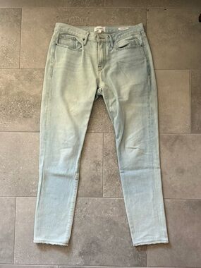 Frame ‘L’ Homme Skinny’ Denim Light Wash Skinny Jeans